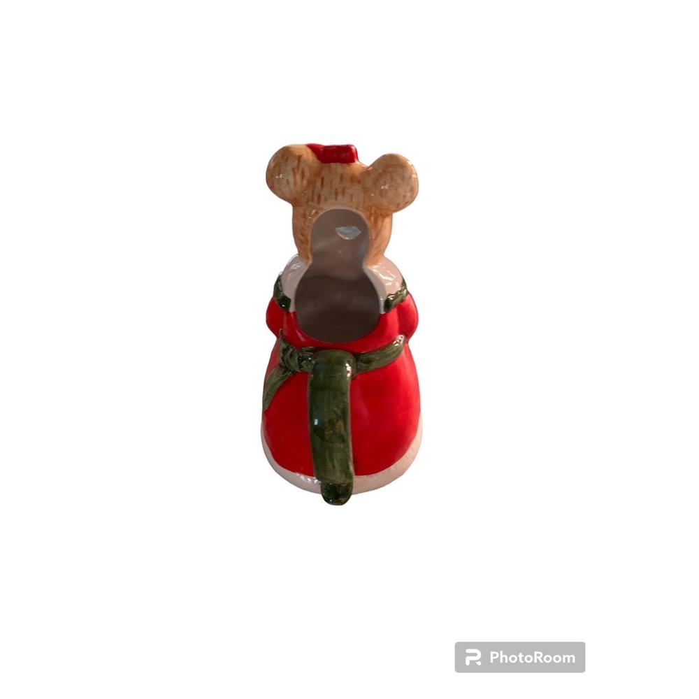 Vintage Mrs Christmas Mouse Tea Pot With Sugar And Creamer - Picture 4 of 8